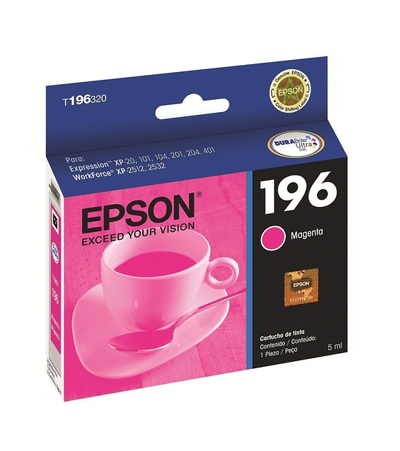 Cartucho de Tinta Epson T196320-AL magenta