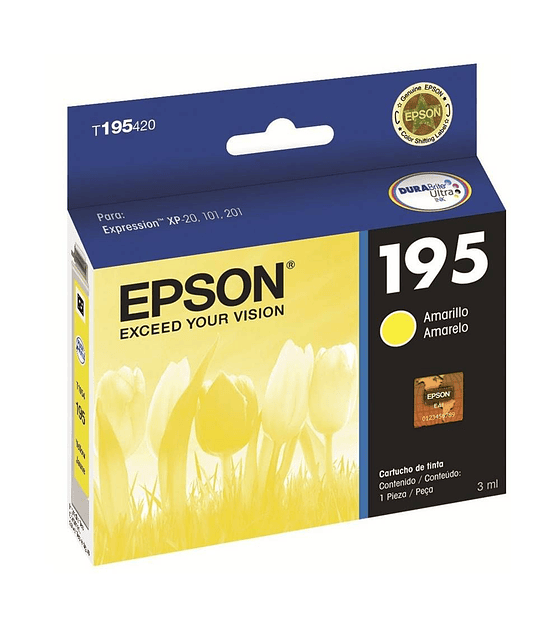 Cartucho de Tinta Epson T195420-AL Amarillo