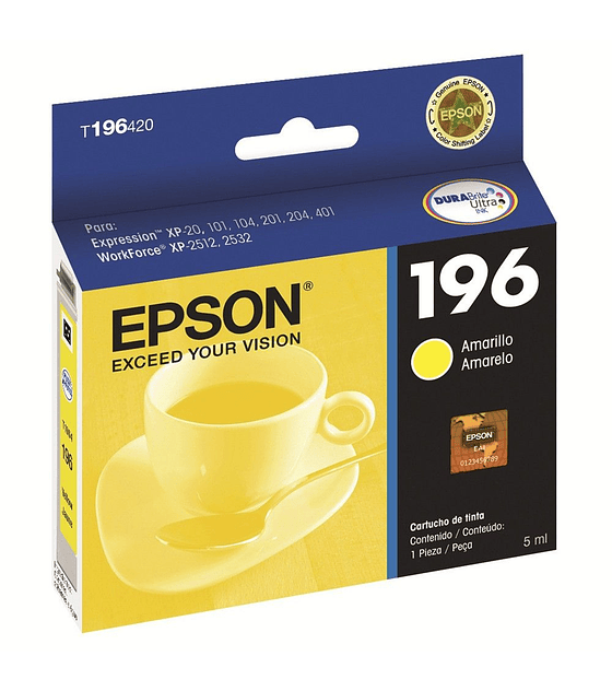 Cartucho de Tinta Epson T196420-AL amarillo