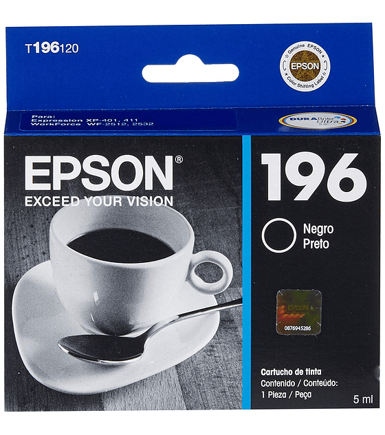 Cartridge de Tinta Epson T196120-AL negro