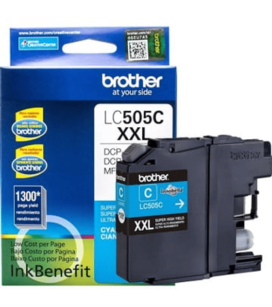 Cartucho de tinta Brother cyan DCP-J100 /J105 /J200 LC505C