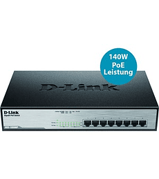 Switch D-Link 8-Port Desktop Gigabit PoE+ DGS-1008MP 