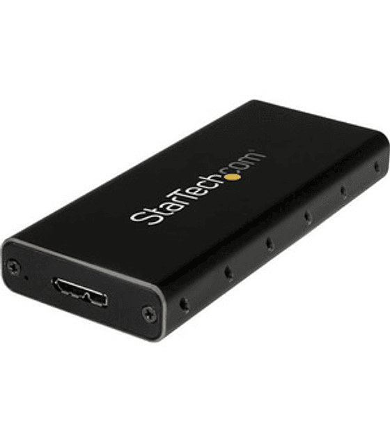 Gabinete Cofre Adaptador StarTech M.2 NGFF a USB 3.1 Carcasa Protectora - Conversor NGFF a USB-C 	