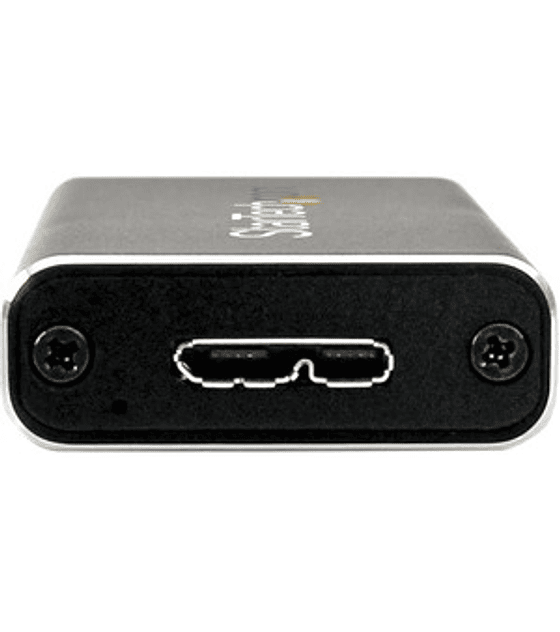 Gabinete Cofre Adaptador StarTech M.2 NGFF a USB 3.1 Carcasa Protectora - Conversor NGFF a USB-C 	