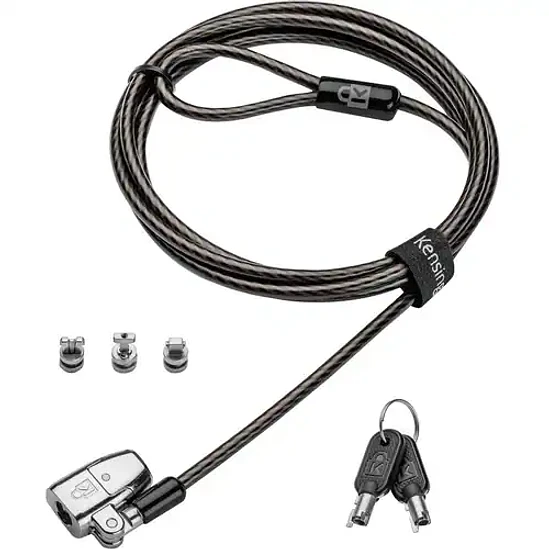 Cable de Bloqueo Kensington ClickSafe 2.0 Para Portátil - 1.80m Cable - Cierre con llave - Acero al carbono, Plástico - Para Portátil 1
