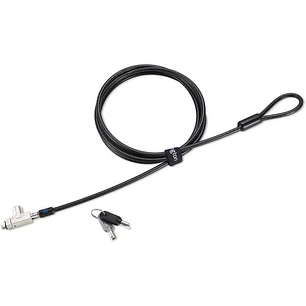 Cable de Bloqueo Kensington Slim Para Portátil - 1.80m Cable - Cierre con llave - Acero al carbono - Para Portátil