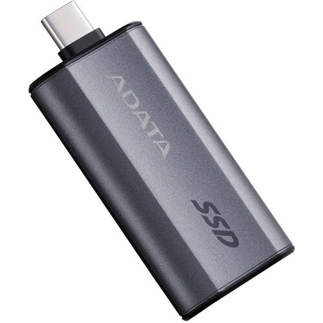 Unidad de estado sólido Adata SC750 - Externo - 1000GB - Negro, Titanio - Consola de juegos, consola de juegos portátil, PlayStation Dispositivo compatible - USB 3.2 1