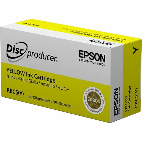 Cartucho de tinta Epson PJIC7(Y) Inyección de tinta - Amarillo - Original 