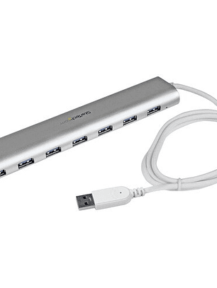 Concentrador USB 3.0 de 7 Puertos - Hub con Cable Incorporado - 7 Total USB Port(s) - 7 USB 3.0 Port(s)