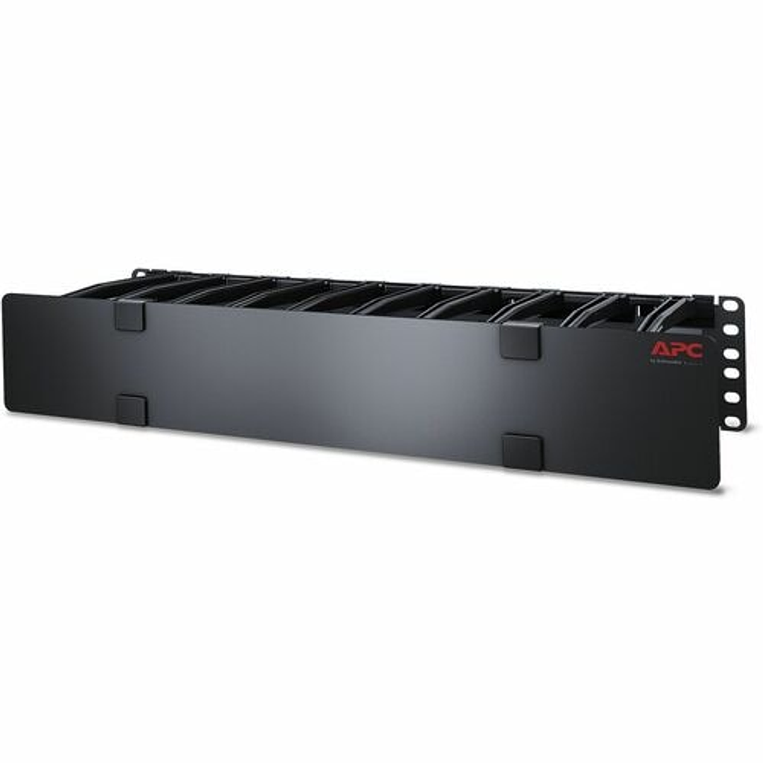 Organizador de cable APC by Schneider Electric AR8603A - Negro - Conforme con normas TAA - 2U Altura del Rack 1