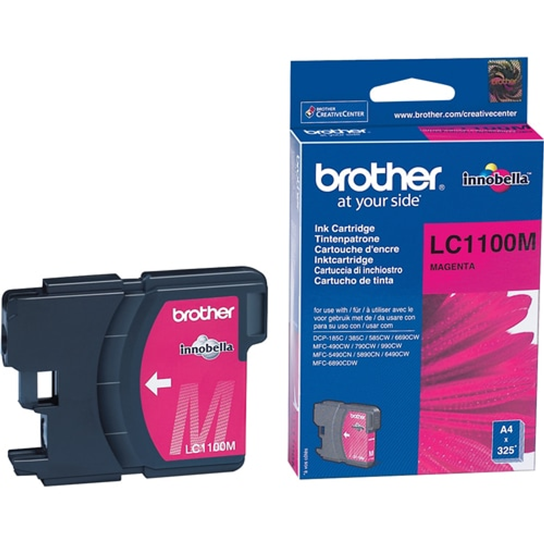 Cartucho de tinta Brother LC-1100M magenta 1