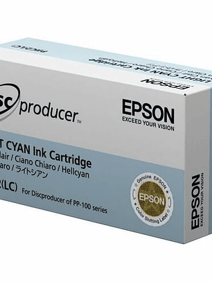 Cartucho de tinta Epson PJIC7(LC) - Cián Claro - Original