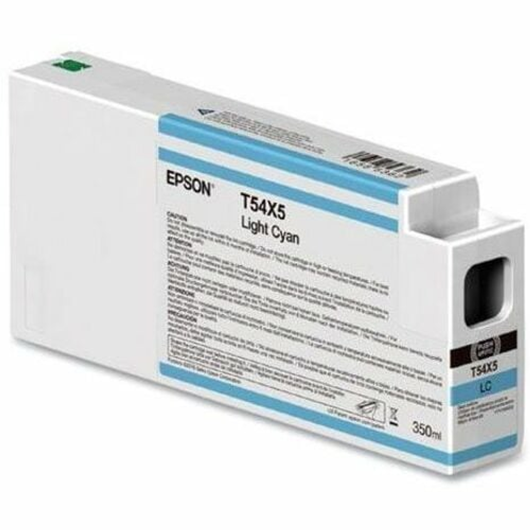 Cartucho de tinta Epson UltraChrome HDX/HD T54X500 Inyección de tinta - Cián Claro - Original 1