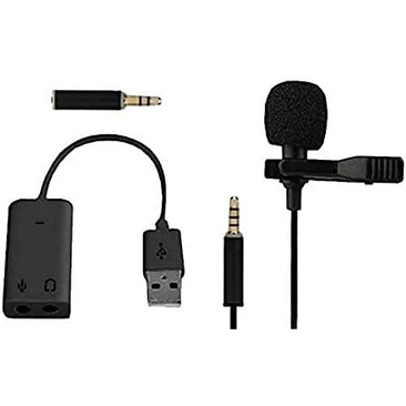 Micrófono Lavalier Vivitar VIVMIC101 Streaming USB 1