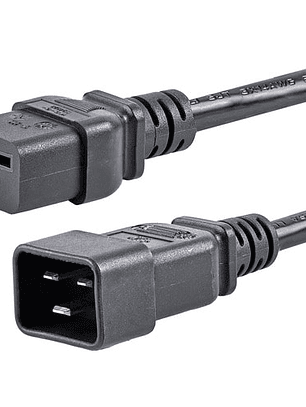 Cable de 1.8m C19 a C20 de servicio pesado de 2.5mm² para alimentación de Computadores - Para Servidor, Computador