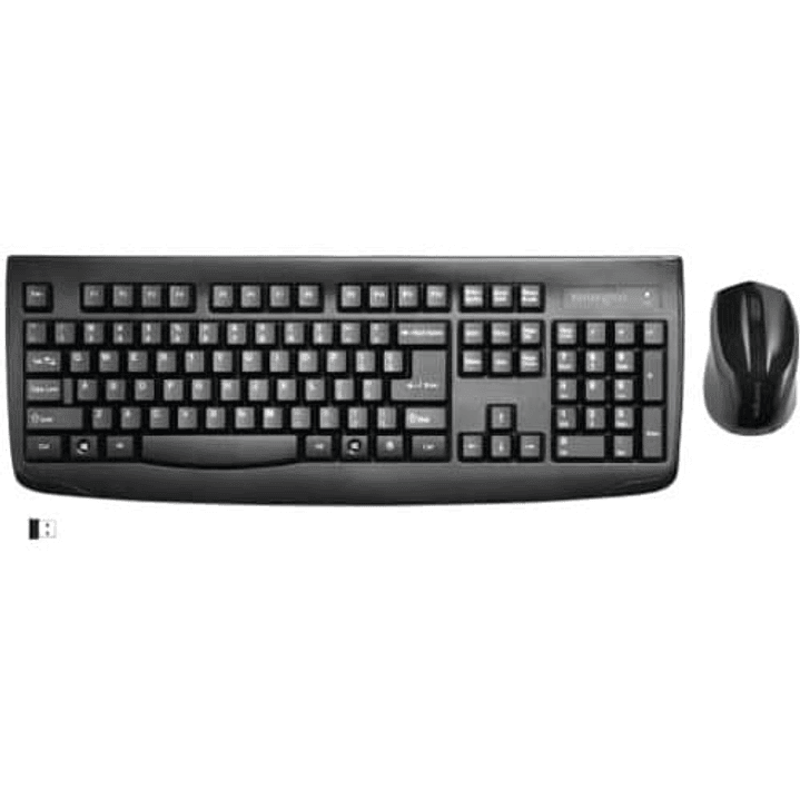Teclado y Mouse Kensington Pro Fit - QWERTY - English - 1 - USB Inalámbrico Bluetooth - Keyboard/Keypad Color: Negro - USB Inalámbrico Bluetooth - Láser - 1000 dpi 1