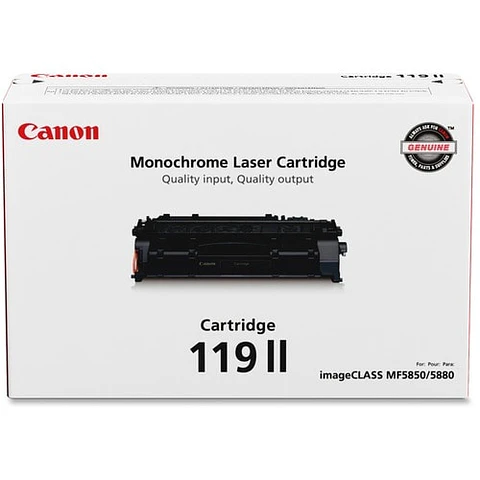 Cartucho de tóner Canon CRG-119II Láser - Negro - Original