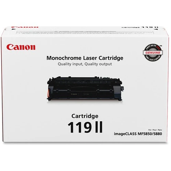Cartucho de tóner Canon CRG-119II Láser - Negro - Original 1