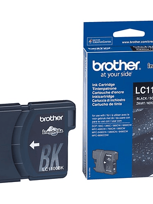 Cartucho de tinta Brother LC1100 en color negro