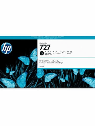 Cartucho de tinta HP 727 Inyección de tinta Negro foto Original