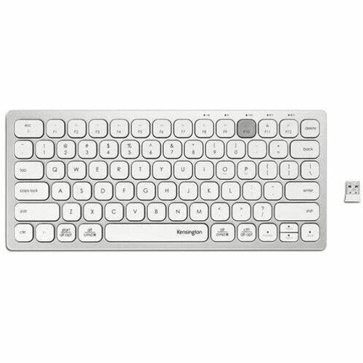Teclado - Compacto - Inalámbrico Conectividad - USB Interfaz - Plata - Tijeras Llave de contacto - Bluetooth/RF - 5 - 2.40GHz - iOS, Mac OS X 10.14 Mojave 1