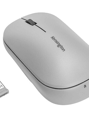 Mouse Kensington SureTrack - Frecuencia Bluetooth/Radio - USB 2.0 - Óptico - 3 Botón(es) - Gris - 1 - Conforme con normas TAA - Inalámbrico - 2.40GHz - 4000 dpi