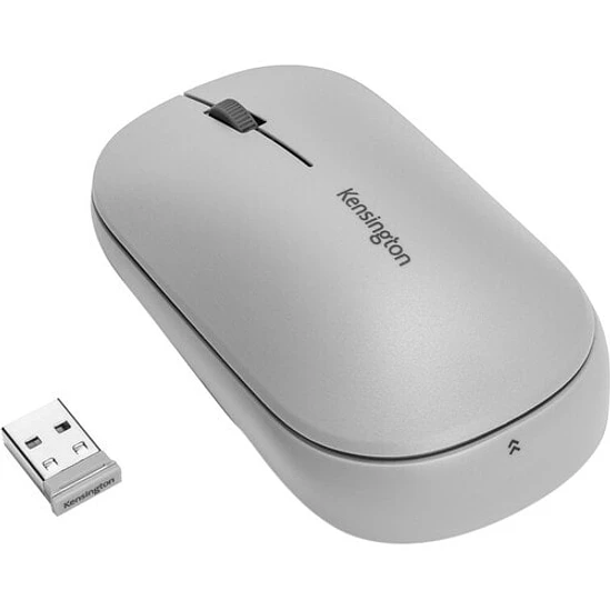 Mouse Kensington SureTrack - Frecuencia Bluetooth/Radio - USB 2.0 - Óptico - 3 Botón(es) - Gris - 1 - Conforme con normas TAA - Inalámbrico - 2.40GHz - 4000 dpi 1