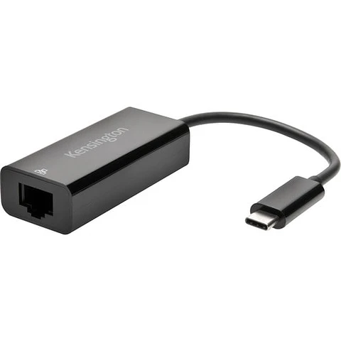 Tarjeta Gigabit Ethernet para Portátil Kensington CA1100E - 10/100/1000Base-T - De Escritorio - USB Tipo C - 1Gbit/s Ratio de Transferencia de Datos - 1 Puerto(s)