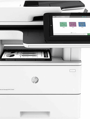 Impresora Láser Multifunción HP LaserJet Managed E52645dn Cableado - Monocromo - Copiadora/Impresora/Escáner - 45 ppm de impresión monocolor - 1200 x 1200 dpi
