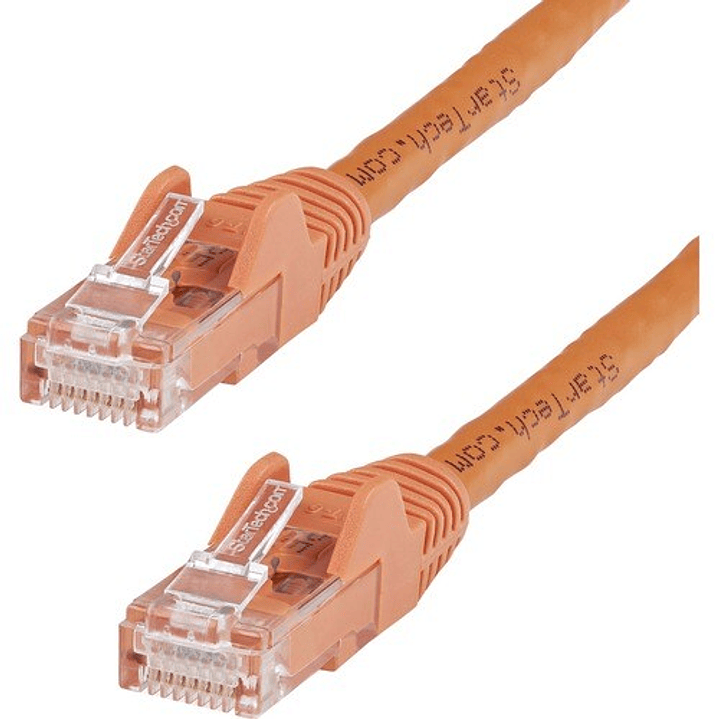 Cable de Red Ethernet Cat6 Snagless de 3m Naranja - Cable Patch RJ45 UTP - Cable for Dispositivo de red - 6Gbit/s - Cable de conexión 1