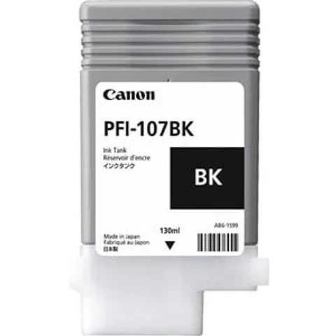 Cartucho de Tinta Canon PFI-107BK Negro Original