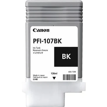 Cartucho de Tinta Canon PFI-107BK Negro Original 1