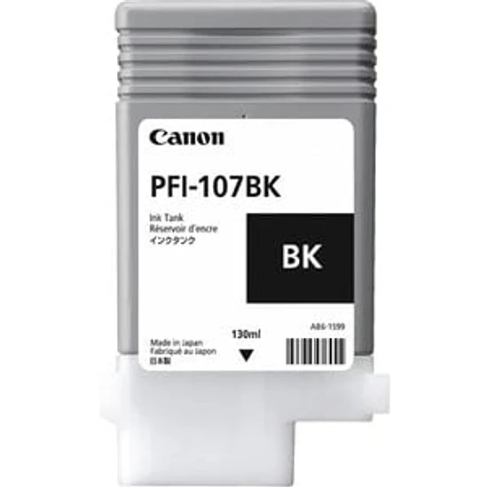 Cartucho de Tinta Canon PFI-107BK Negro Original 1