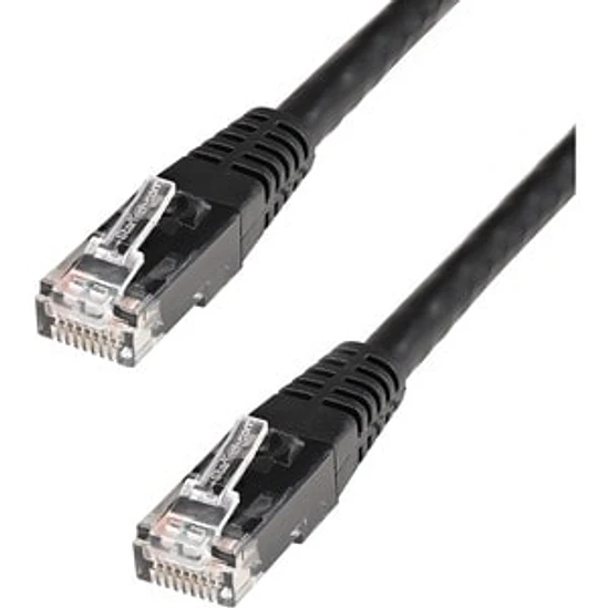 Cable 1.8m de Red at6 UTP RJ45 ETL Negro C6PATCH6BK  1