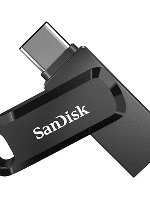 Unidad flash SanDisk Ultra Dual Drive Go - 128GB - USB 3.1 Tipo C, USB Tipo A - Negro - 150MB/s Read Speed