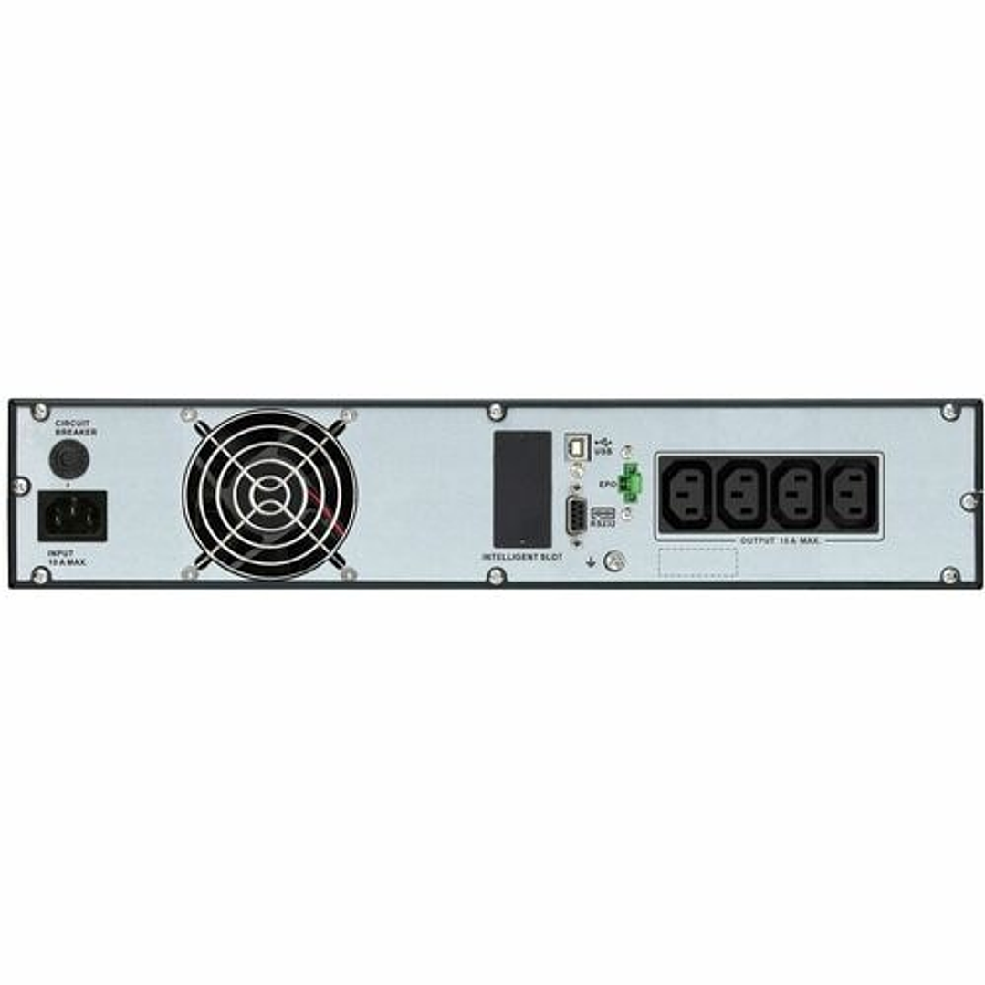 UPS en línea de doble conversión APC by Schneider Electric Easy UPS On-Line - 2kVA/1.80kW - 2U Montable en bastidor - 4Hora(s) Recharge - 3.07Minuto(s) Stand-by  2