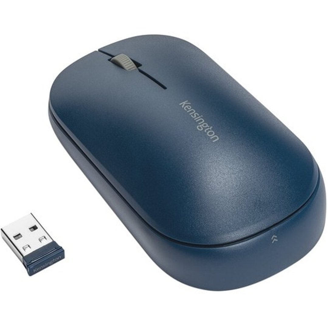 Mouse Kensington SureTrack - Frecuencia Bluetooth/Radio - USB 2.0 - Óptico - 3 Botón(es) - Azul - 1 - Conforme con normas TAA - Inalámbrico - 2.40GHz - 4000 dpi 1