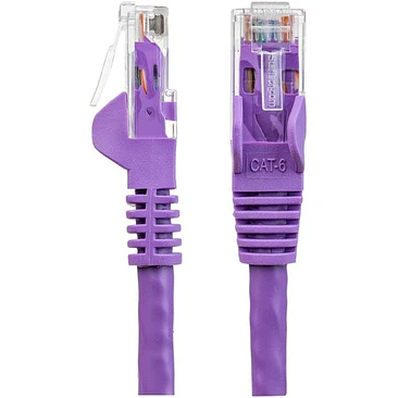 Cable de Red de 3m Púrpura Cat6 UTP Ethernet Gigabit RJ45 sin Enganches - Cable for Dispositivo de red - 6Gbit/s - Cable de conexión  1