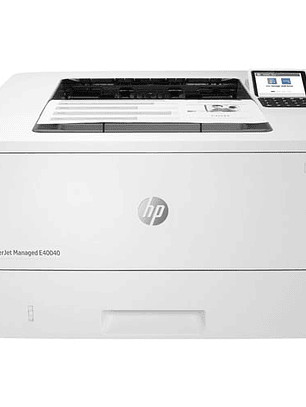 Impresora Láser De Escritorio HP LaserJet Managed E40040dn - Monocromo - 40 ppm de impresión monocolor - 1200 x 1200 dpi - Automático Impresión dúplex - 350 Hojas