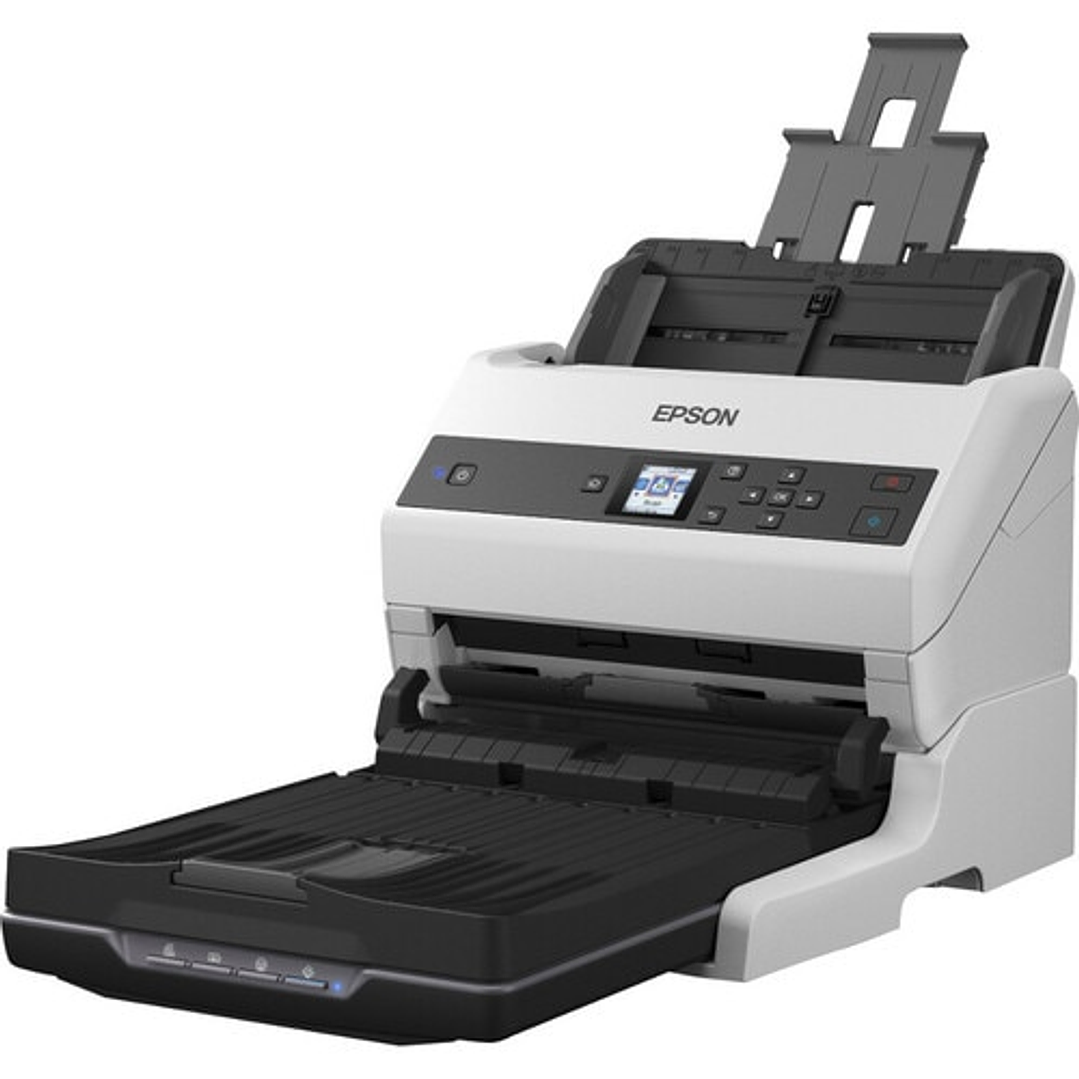 Escáner de superficie plana Epson WorkForce DS-970 - 600 ppp Óptico - 30 bits Color - 30 bits Escala de grises - 85 ppm (Mono) - 85 ppm (Color) - Escaneo dúplex - USB 2