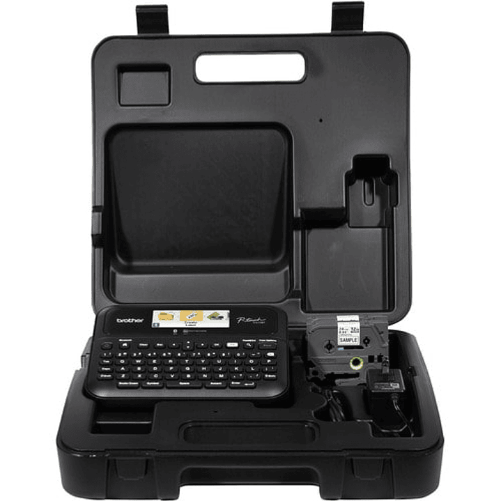 Impresora de etiqueta electrónica P-touch - Transferencia térmica - 30mm/s Mono - 27 Fonts - 8 Tamaño de fuente - 17 Tamaño de texto - 180 dpi - Etiqueta, Cinta - 3.50mm 1