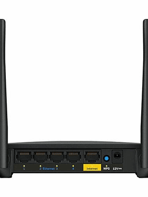 Router inalámbrico Linksys E5450 Wi-Fi 5 IEEE 802.11ac Ethernet - Banda dual - 2.40GHz Banda ISM - 5GHz Banda UNII - 2 x Antena - 153.60MB/s Velocidad Inalámbrica 