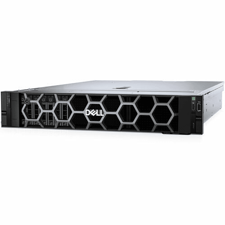 Servidor Dell PowerEdge R760xs - 1 x Intel Xeon Silver 4514Y 2GHz - 32GB RAM - 480GB SSD - 12Gb/s SAS, Serie ATA/600, NVMe Controlador - 2U Bastidor - Intel C741 Chip 1