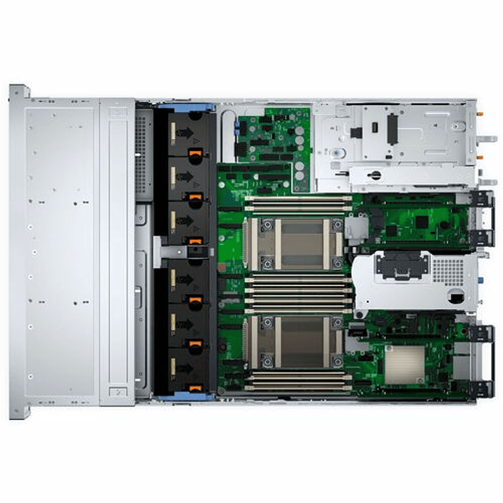 Servidor Dell PowerEdge R760xs - 1 x Intel Xeon Silver 4514Y 2GHz - 32GB RAM - 480GB SSD - 12Gb/s SAS, Serie ATA/600, NVMe Controlador - 2U Bastidor - Intel C741 Chip 2