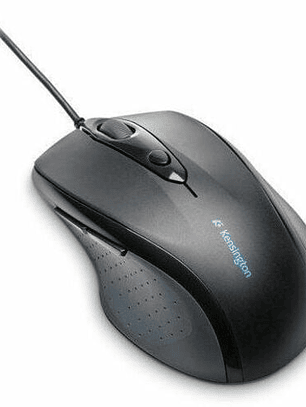 Mouse Kensington Pro Fit Tamańo completo - USB - Óptico - 3 Botón(es) - Negro - Cable - 3200 dpi - Rueda de desplazamiento - Diestro