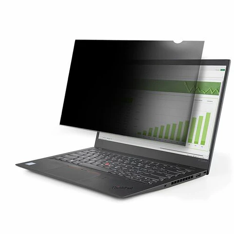 Filtro de Privacidad para Portátil de 14in - Filtro para Monitor para Pantalla Ancha 16:9 - Protector de Pantalla - Reducción de Luz Azul del 51% - Mate/Brillante - Para 35.6cm (14")
