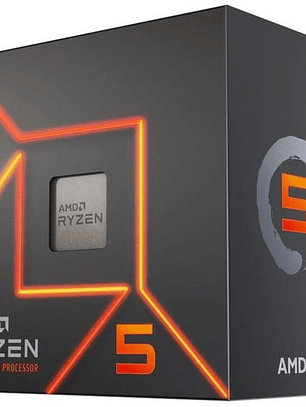 Procesador AMD Ryzen 5 7000 7600 Hexa-core (6 Core) 3.80GHz - Al por menor Paquete(s) - 32MB Caché L3 - 6MB Caché L2 - Procesamiento de 64 bits - 5.10GHz