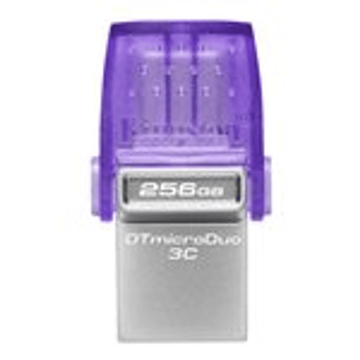 Kingston USB Flash Drives - KNG 256GB microDuo 3C DataTravel 1