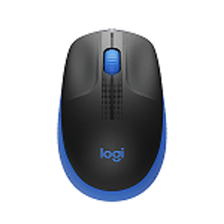Logitech Mouse - Logitech Mouse Inalambrico M190 Negro/Azul 1