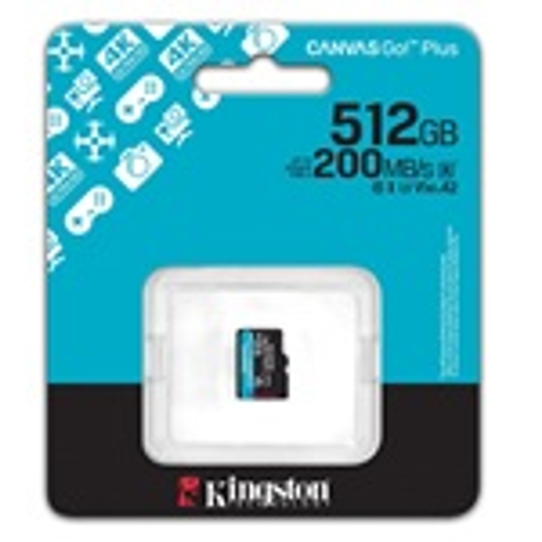 Kingston Flash Memory Cards - KNG 512GB microSD Canvas Go Pl 1